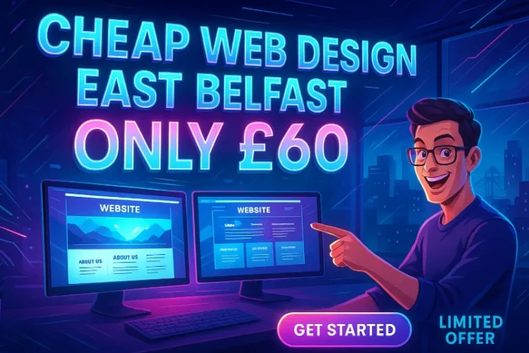 Cheap Web Design East Belfast - Only £60
