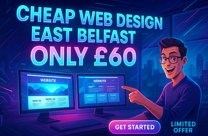 Cheap Web Design East Belfast - Only £60