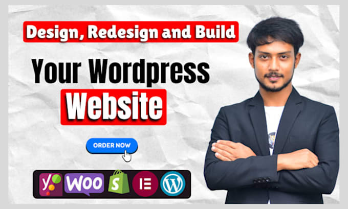 I will design responsive wordpress website or redesign - Service Preview