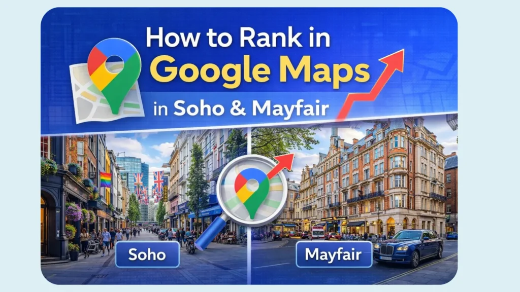 Rank in Google Maps in Soho & Mayfair